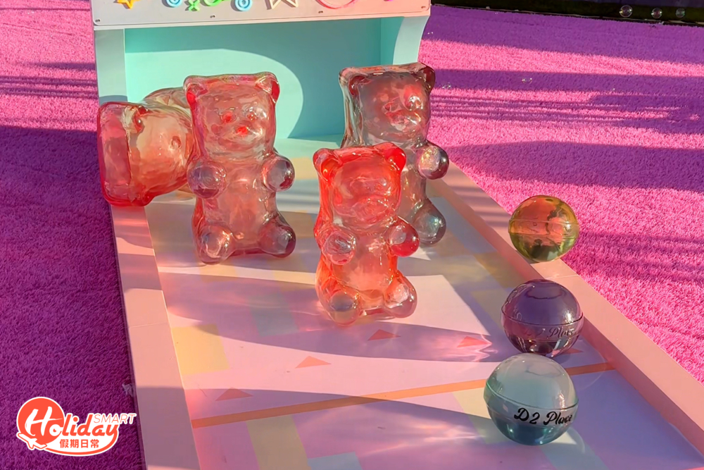 不同顏色軟糖小熊