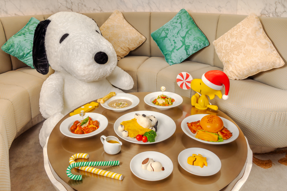 有史諾比嘅陪伴加咁靚嘅主題美食！成班好友到齊一定好開心！