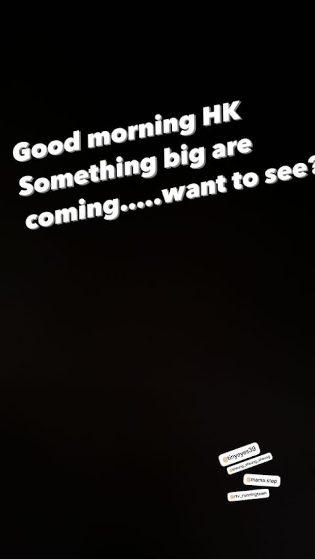 事件爆出後，余思敏就先後有在IG出Post和Story Tag湘姐