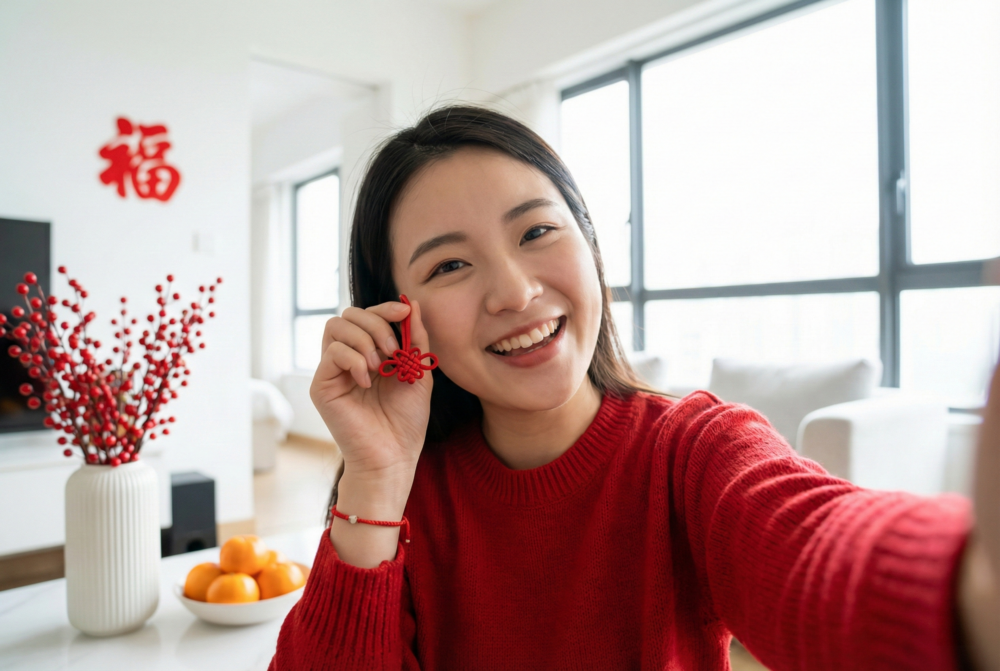 立春當天穿上紅色新衣及戴紅繩，可增強旺氣，提升整年運勢！