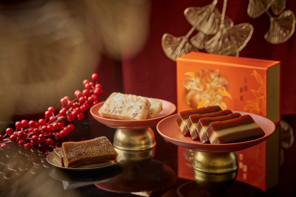 巴馬火腿蘿蔔糕、沖繩黑糖年糕、乾清棗皇糕。