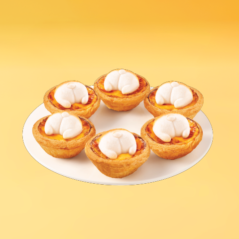 配搭面層的哥基屁屁造型棉花糖。