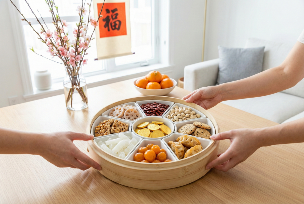新年全盒2026|全盒寓意/必放全盒食物/挑選禁忌:格數顏色有講究