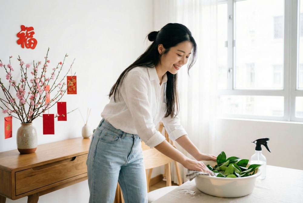 年廿八大掃除用碌柚葉水可驅霉氣、辟邪淨身,象徵洗去負能量迎好運。