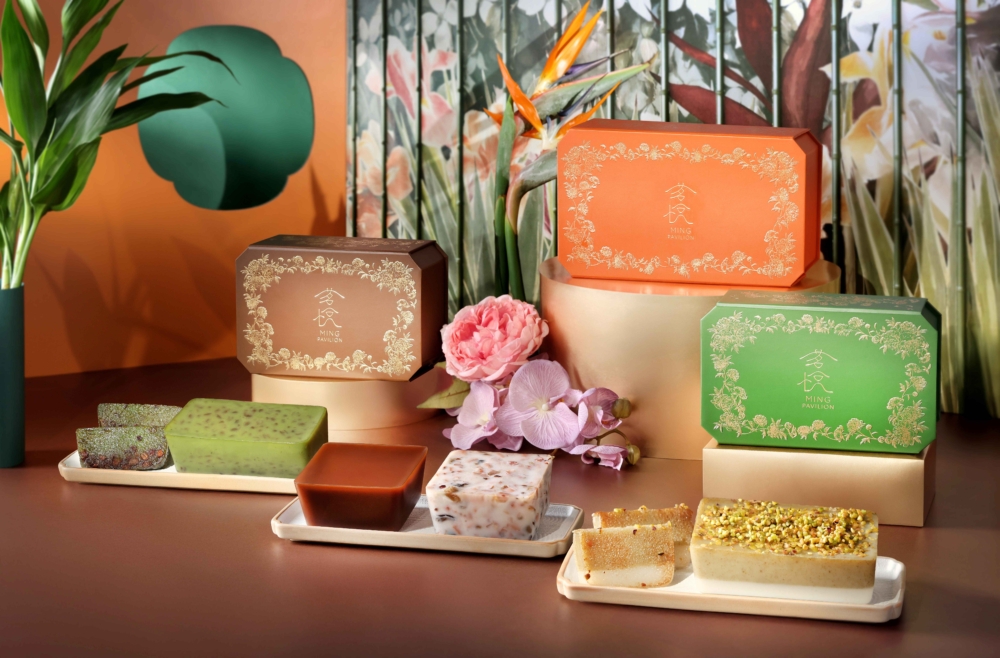 茗悅準備了多種獨特創新口味年糕，傳承傳統同時融入創意！