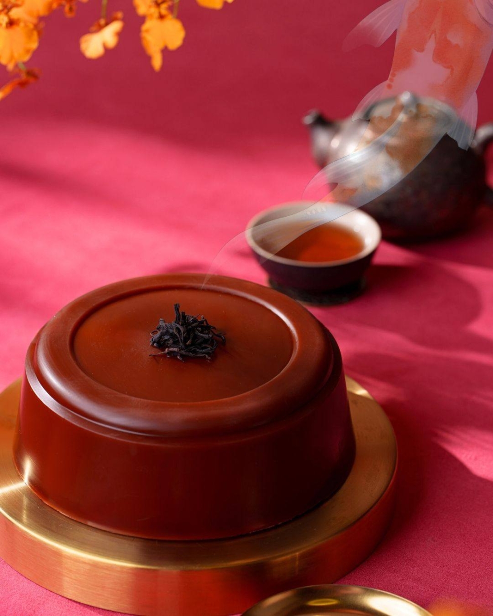 雲南保山二百年古樹滇紅茶黑糖年糕。