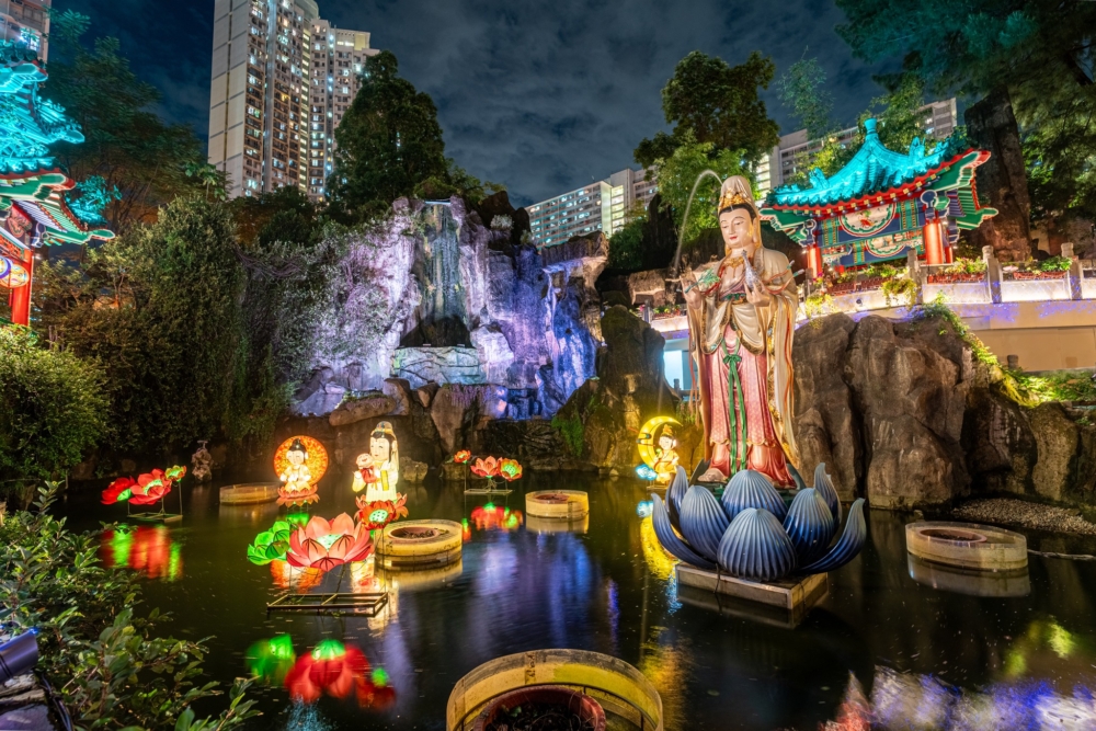 嗇色園設有多個影相打卡位～