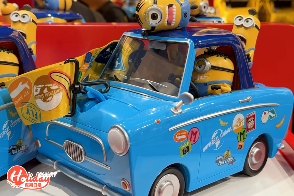 新加坡minion land跑車爆谷桶