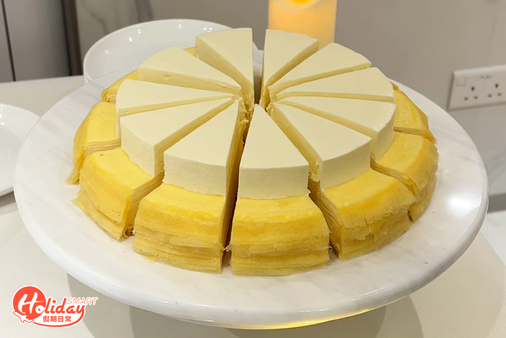 炙燒芝士千層蛋糕價錢$86/件。