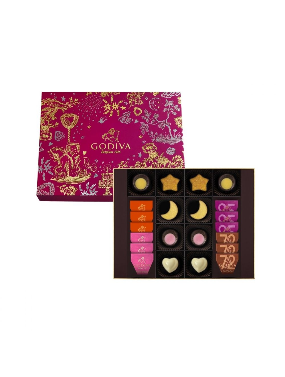 GODIVA 朱古力禮盒 22顆裝。