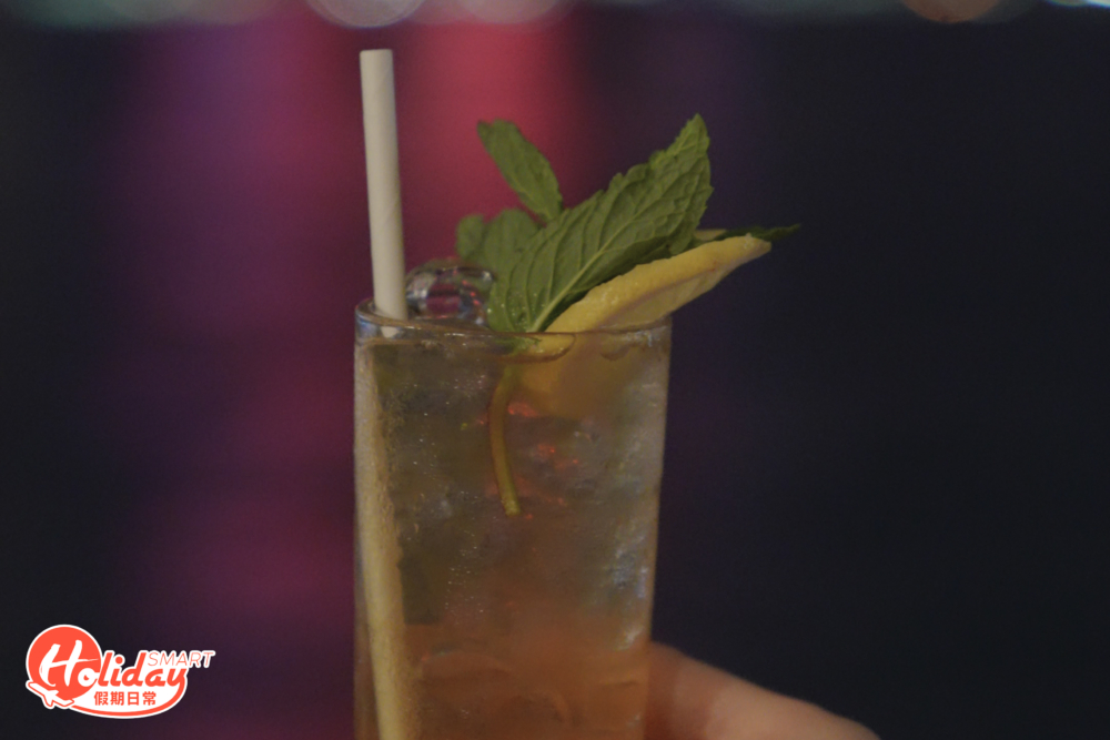 5款的特色cocktail當中，最推介「STAY HOME」，以茶餐廳檸檬茶作為靈感調製。