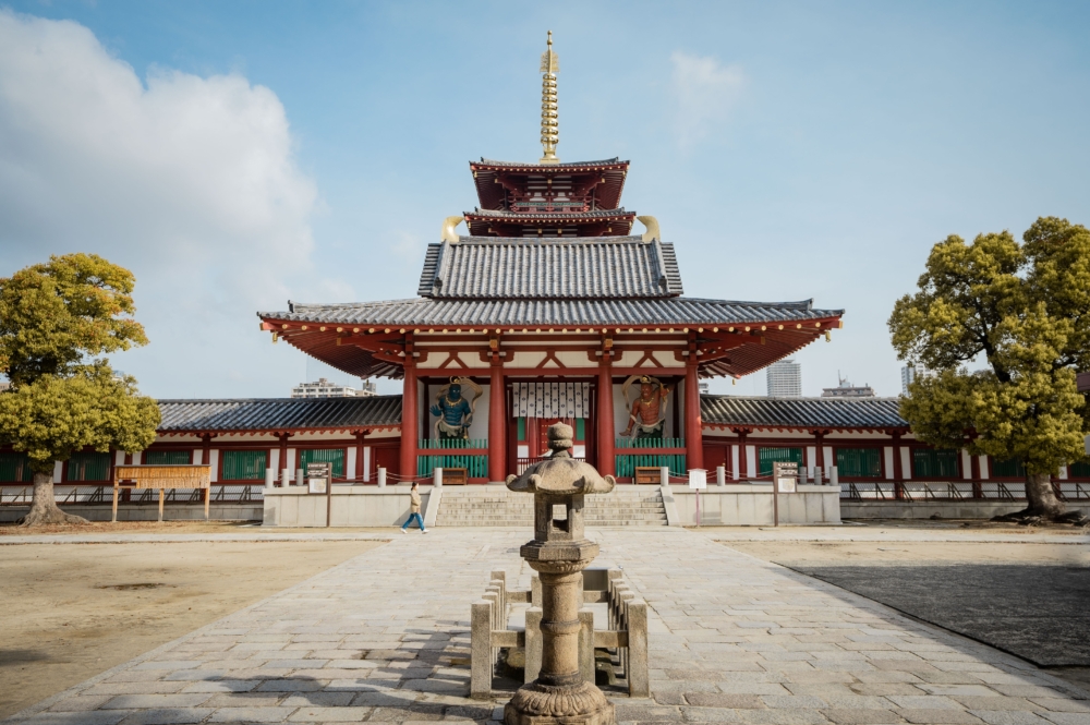 四天王寺是日本最古老的官方佛寺之一