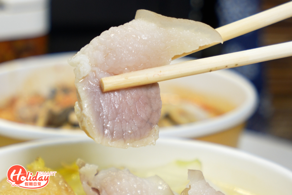 咸肉是店家自家醃製，醃製需花一個月，十分花功夫！