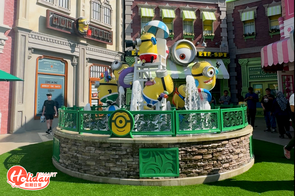 新加坡minion Land噴水池