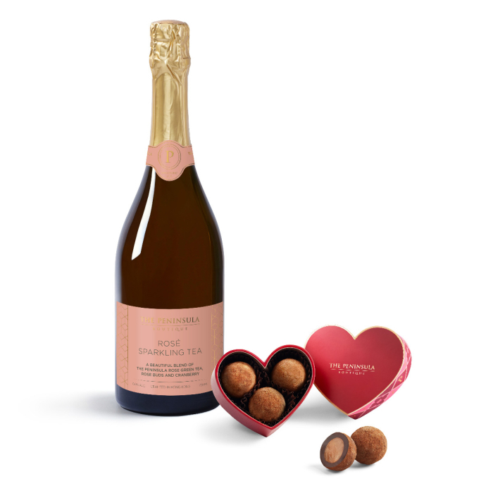 半島精品店 海鹽焦糖松露朱古力汽泡茶組合。