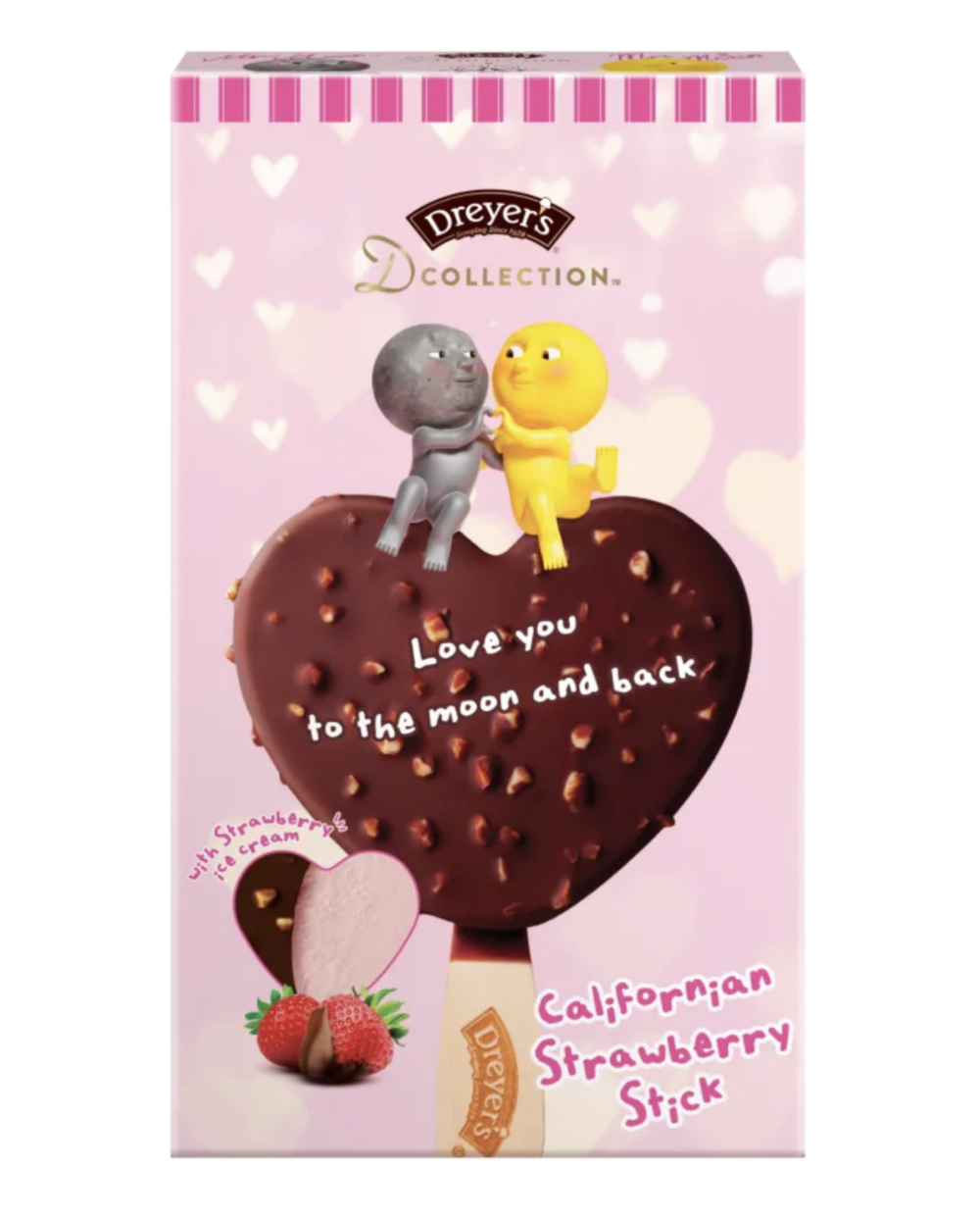 「DREYER’S® D-COLLECTION™」今個情人節特別聯乘本地畫人氣插畫「Mr n Mrs Moon」~