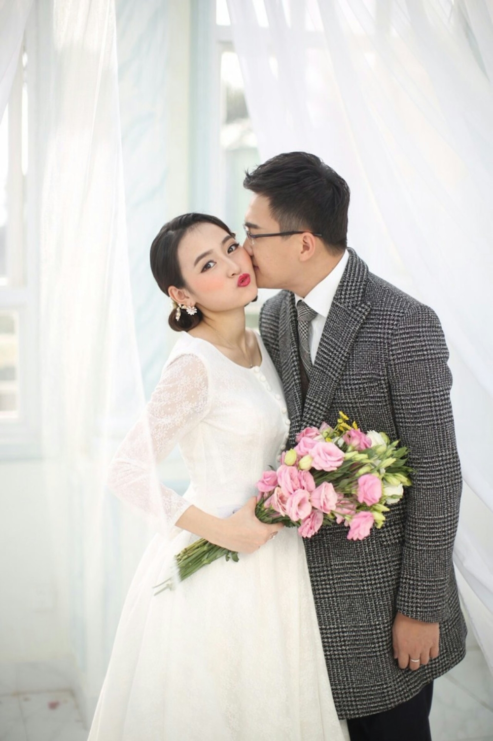 現年33歲李蘊(Renee)2015年嫁內地金融才俊羅章冠(David)