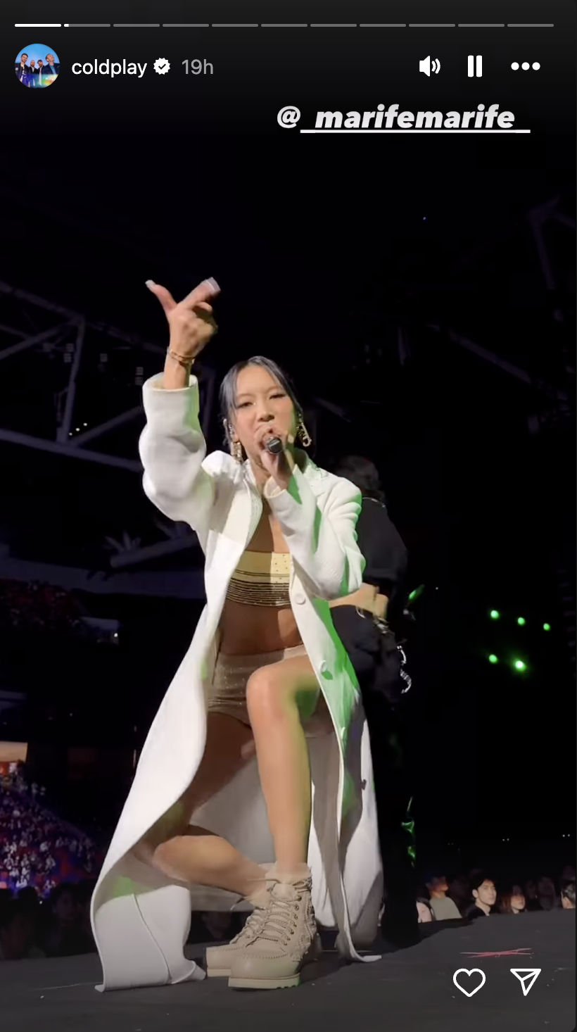 Marf表現完全沒有怯場，表演穩定獲全場high爆熱烈掌聲！