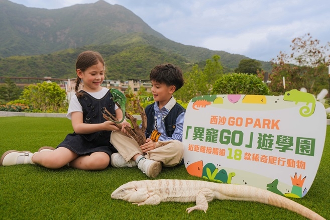 「異寵GO生態館」展出超過12款稀奇的兩棲及爬蟲動物。