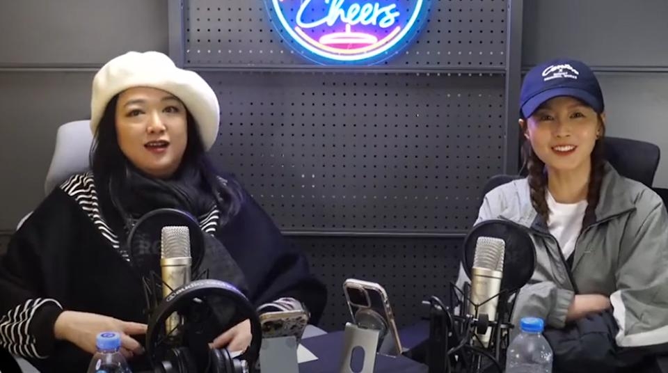 傅穎（現名傅寶誼，Theresa）日前登上李珊珊的YouTube頻道《三坐山Mount Trio》節目做嘉賓