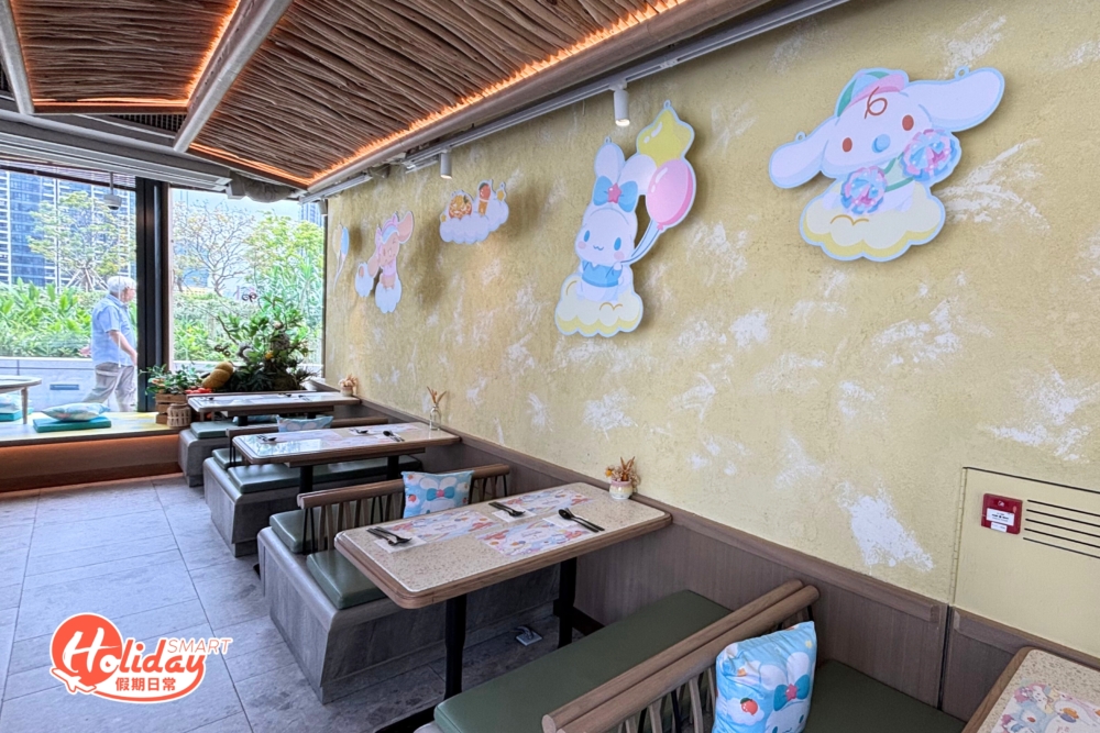 Terrace in seaside把店內化身成為彩虹用餐環境,超打卡able。