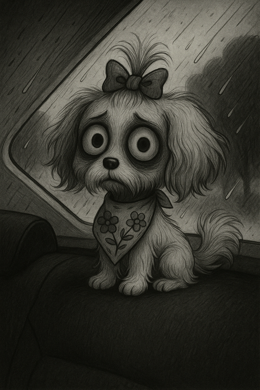 指令:製作成「TIM BURTON」風格。