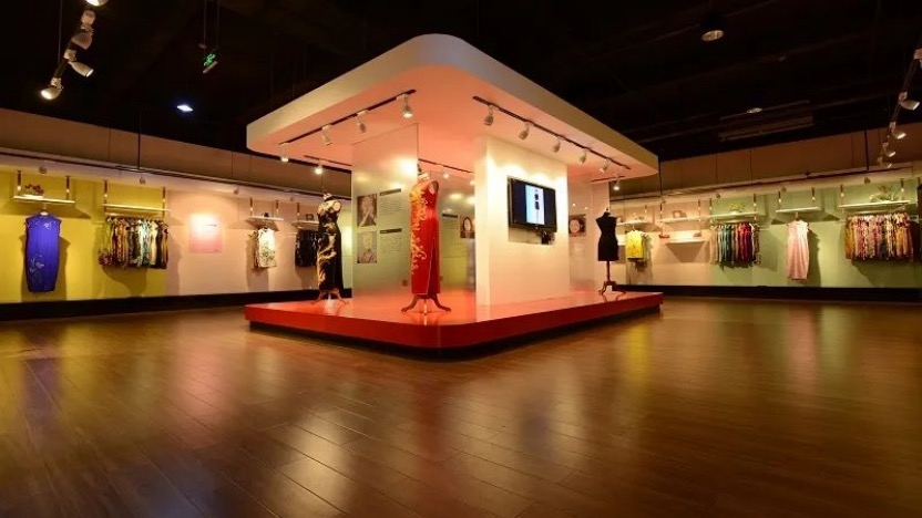 旗袍展覽。