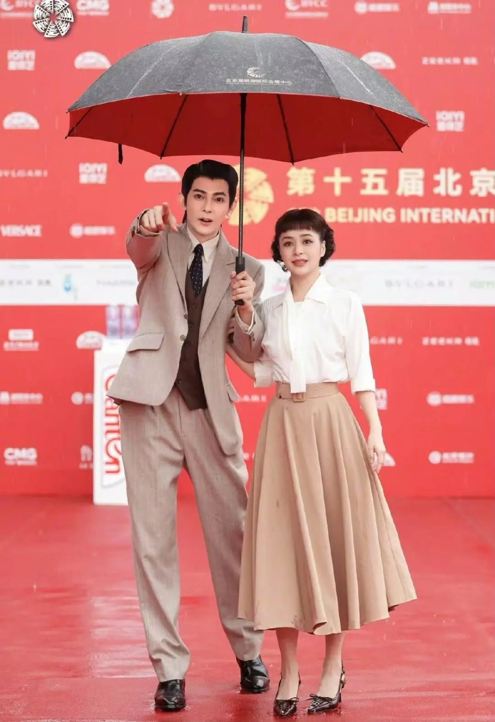 汪東城早前聯同阿嬌鍾欣潼一同出席北京國際電影節活動