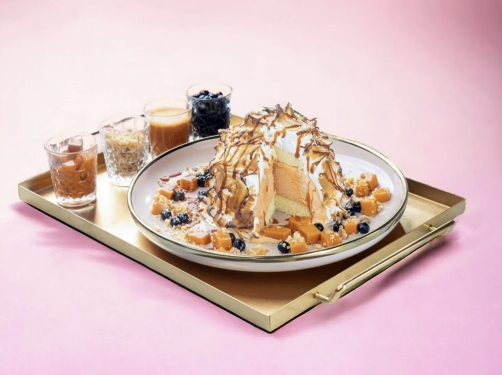 生日可以半價享用泰茶火焰雪山一客！