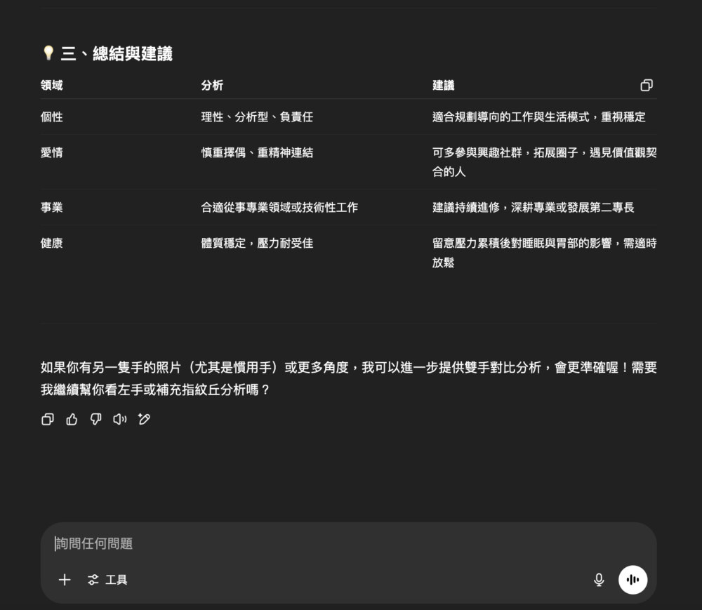 個性、愛情、事業、健康都有!