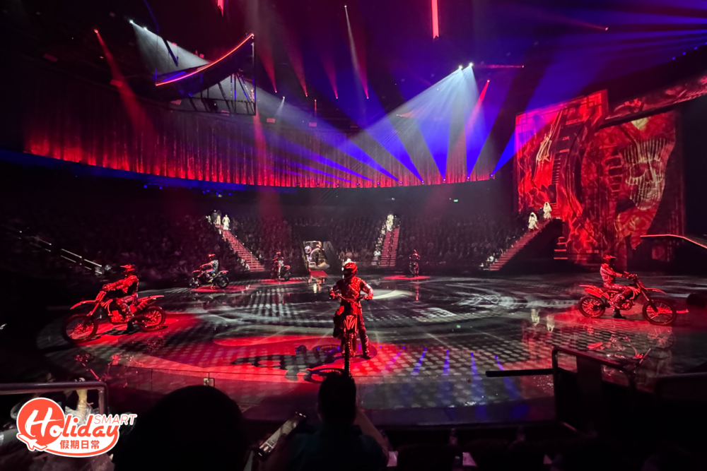 澳門水舞間2025帶來特技摩托車表演 超刺激！