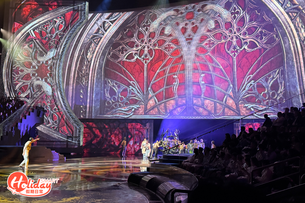 澳門水舞間2025運用高科技投影打造舞台