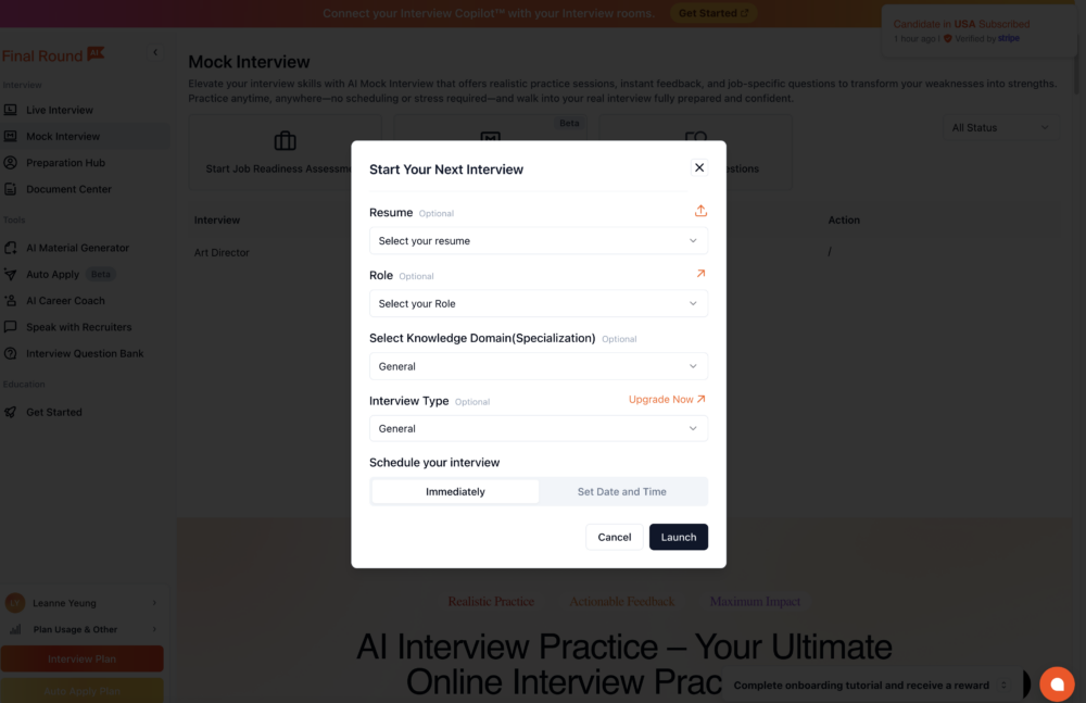 Interview Warmup可以幫助求職者提升面試技巧。