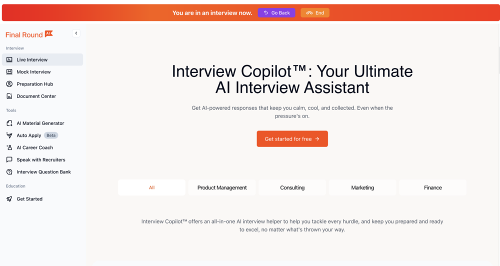 Interview Warmup是Google提供的AI面試練習工具，主打一些有機會遙距工作或線上面試的工種！