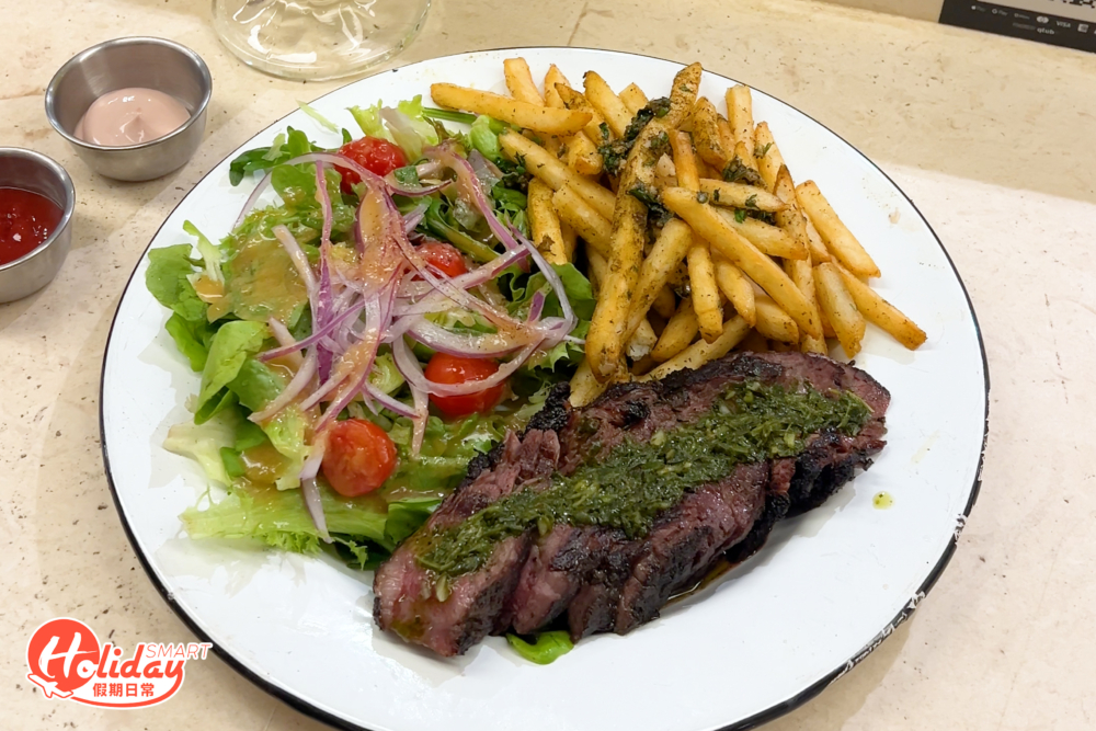 今次自費試的午市套餐只需$158，就有齊主食、配菜、甜品及飲品。