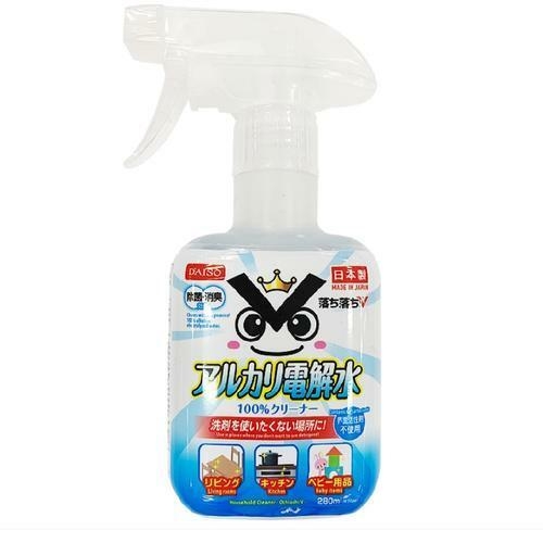 這種電解水在Daiso就能輕易找到，清潔效果超好！