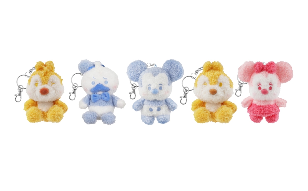 隨機迪士尼盲盒匙扣毛公仔，還有驚喜隱藏版，一共6款。