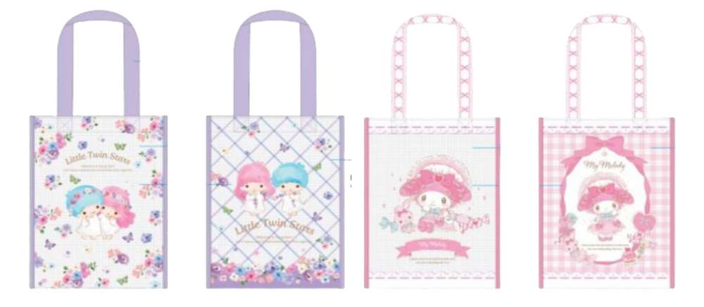 My Melody 或 Kiki & Lala 購物袋1個。