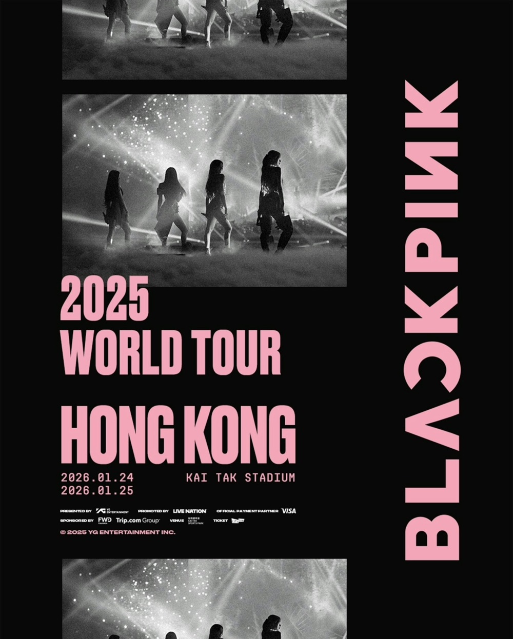 香港演唱會時間表2026｜BLACKPINK WORLD TOUR <DEADLINE> IN HONG KONG。