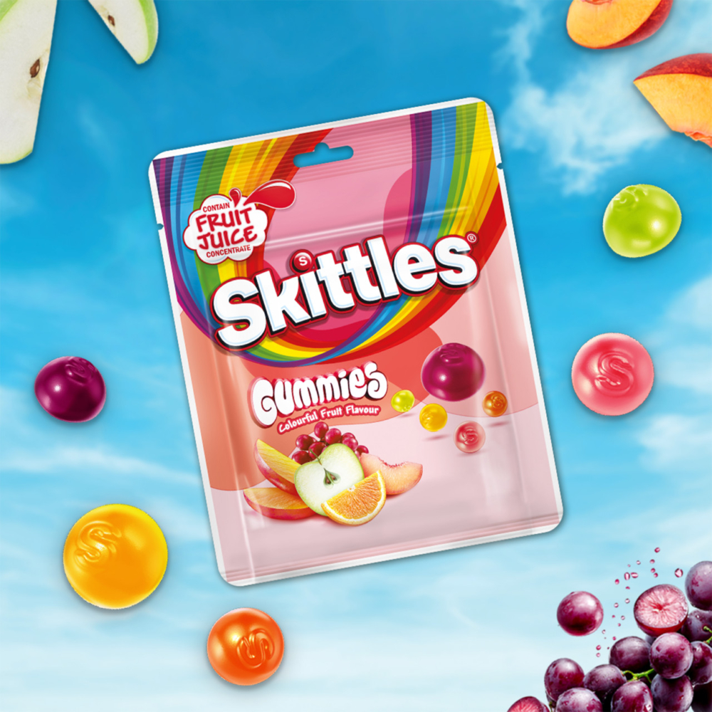 系列包含清甜白桃、多汁提子、爽脆蘋果、熱帶芒果和酸甜橙子