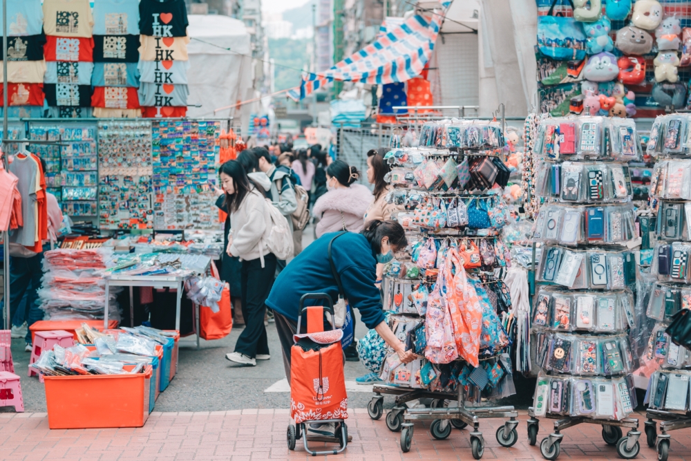 旺角購物推介：旺角女人街。