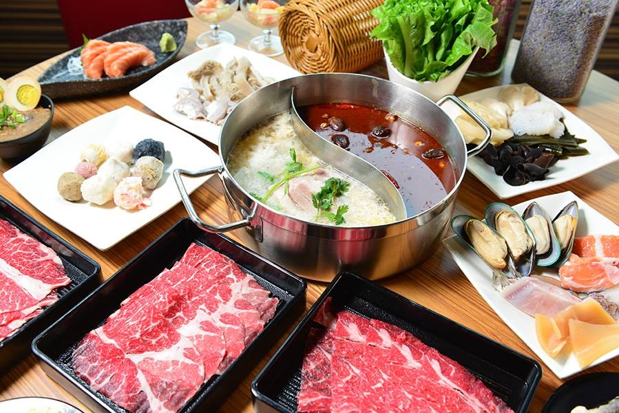 創興廣場美食推介：馬辣台式鴛鴦火鍋。
