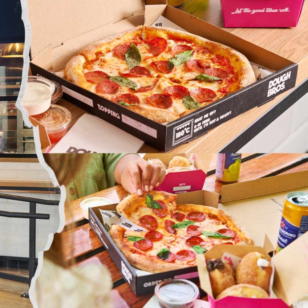 Dough Bros主打即叫即製的手工酸種薄餅和爆餡冬甩,適合喜歡輕鬆用餐的朋友~