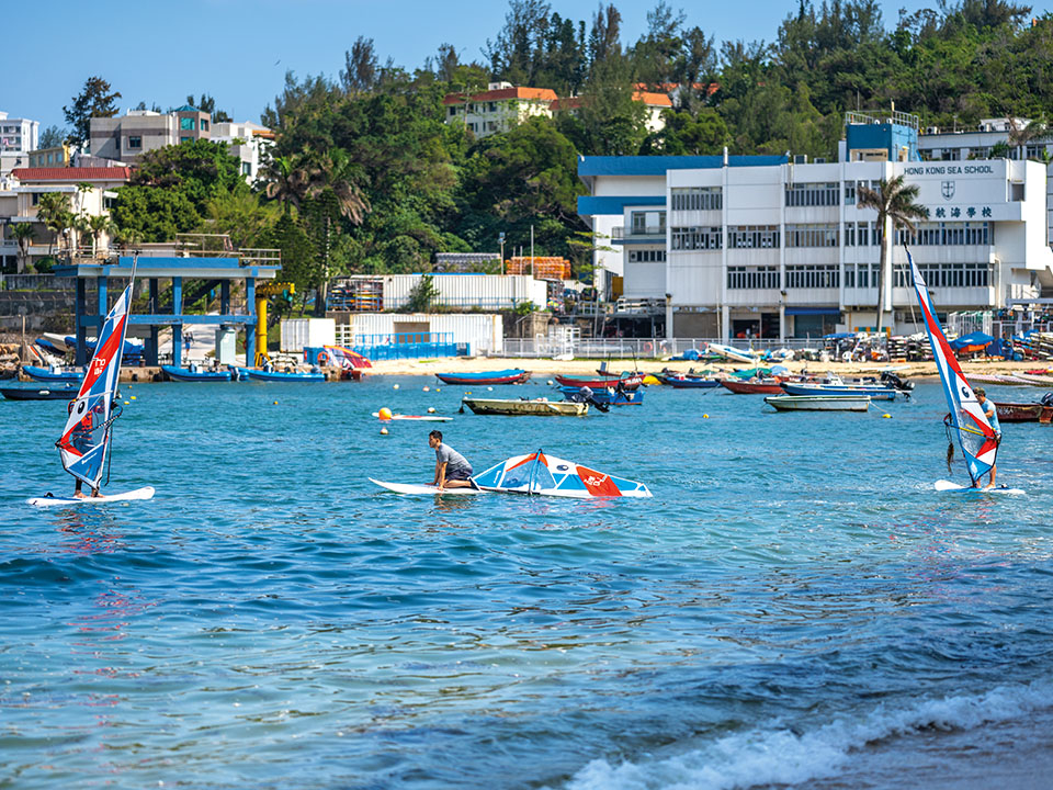 香港睇海好去處：赤柱正灘沙灘。