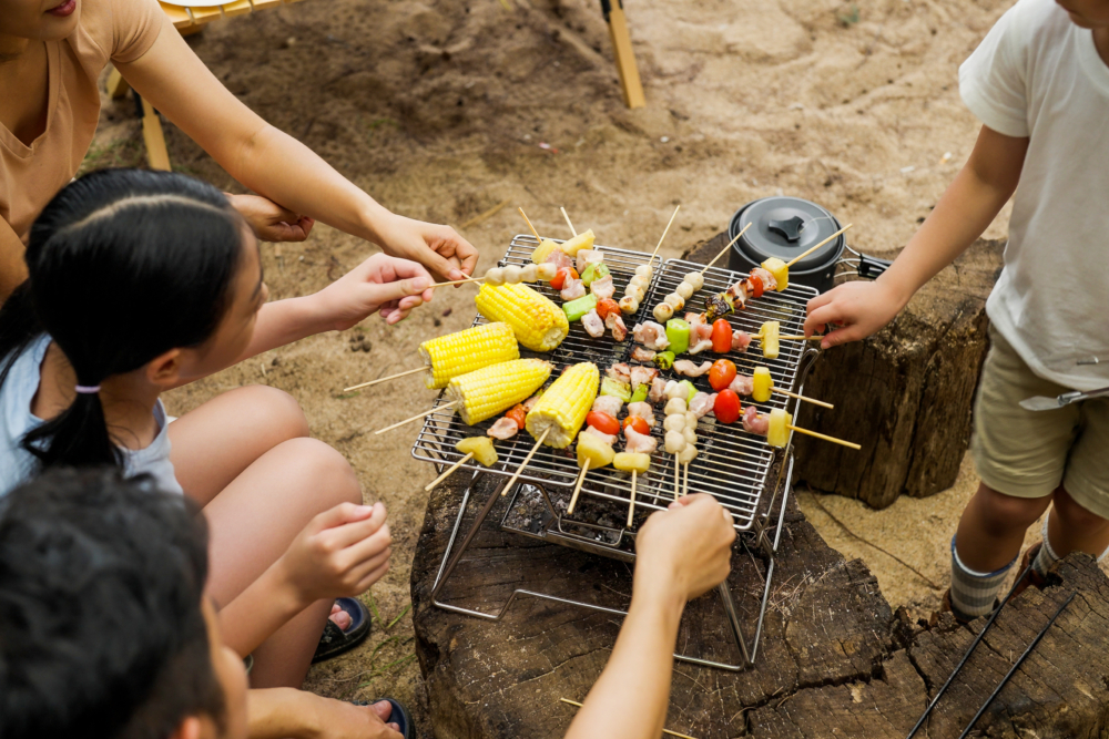 4人以上的露營可以準備一些遊戲炒熱氣氛！