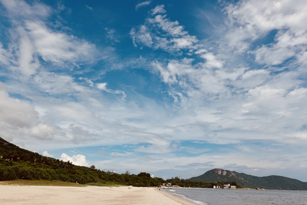 香港睇海好去處：長洲沙灘。
