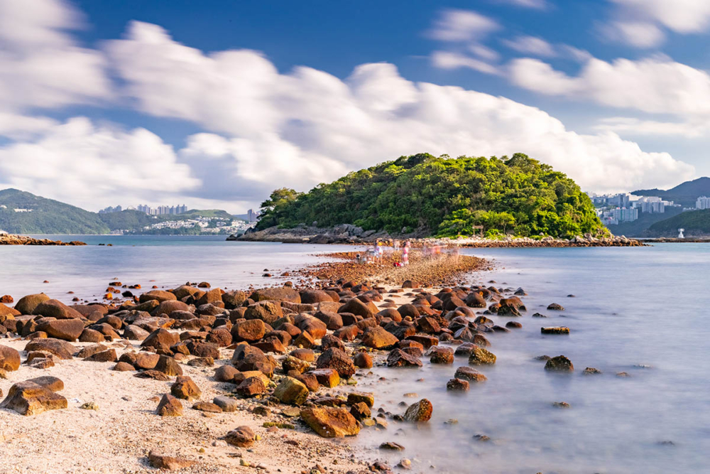 新界拍拖好去處：橋咀洲 。