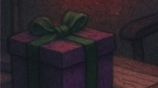 選擇1，長滿灰塵的未拆禮物盒