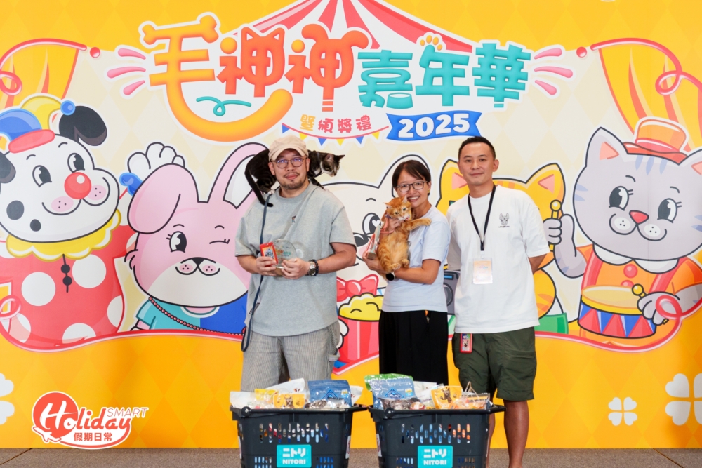 貓貓組的實力亦不容小覷！這2隻得獎毛孩小編完美演繹了什麼叫「貓咪高傲又可愛」的勝利姿態！