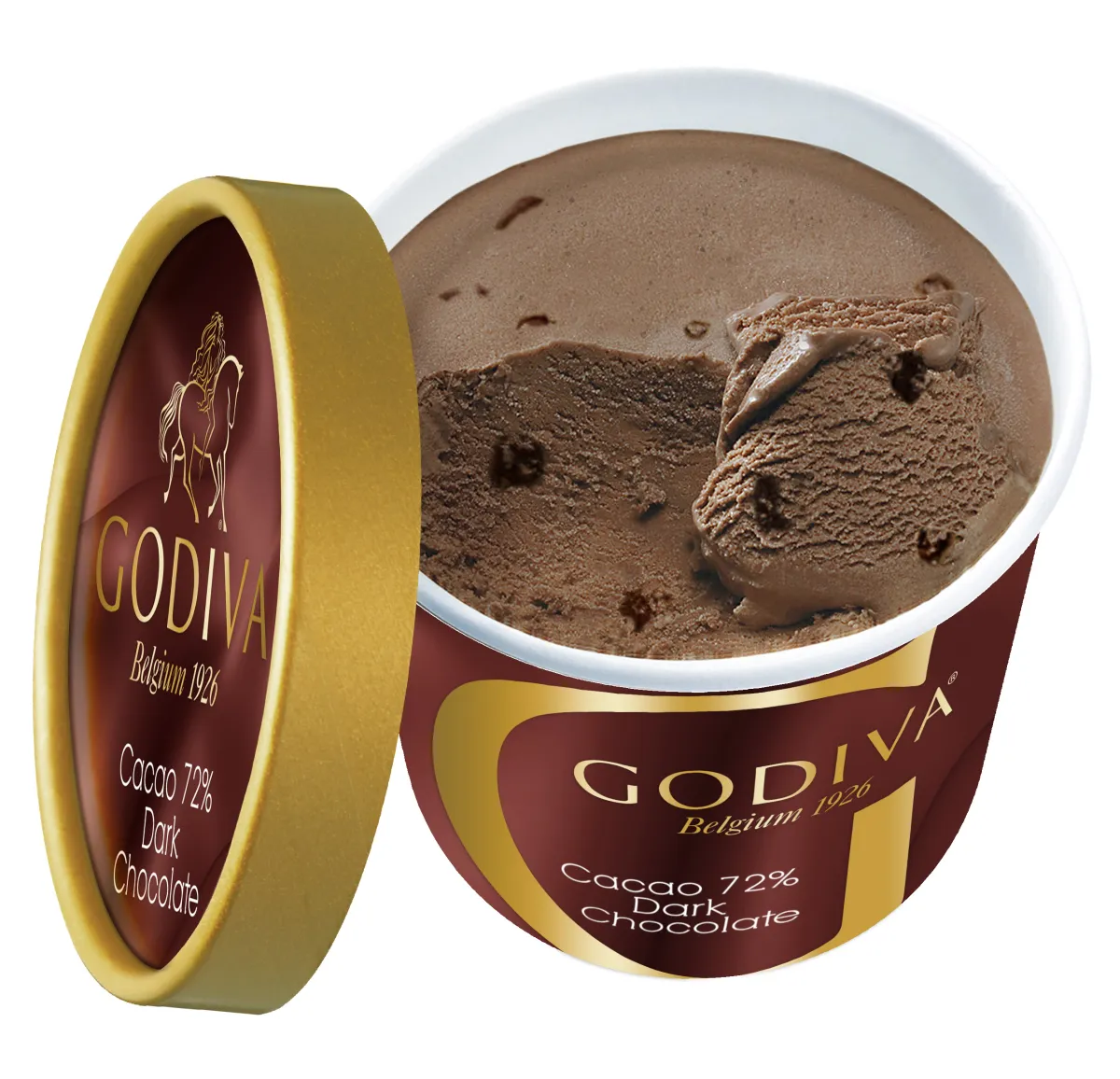 比利時72黑巧克力碎黑巧克力冰淇淋